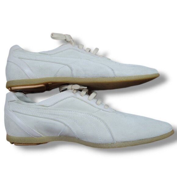 Puma Shoes Size 8 Men's Puma 96 Hours Shoes Suede Made In Italy Style 343041 02 - Picture 5 of 12